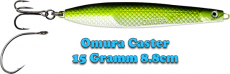 FTM Omura Caster 15 Gramm, 8.8 cm - UV Eel, UV-Aktiv