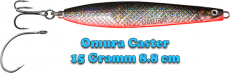 FTM Omura Caster 15 Gramm, 8.8 cm - Dark Rider, UV-Aktiv