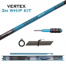 Drennan Vertex Carbon Whip Kit 5m mit Montage und Hakenlöser, Neuheit 2024