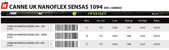 sensas 1094 up pack